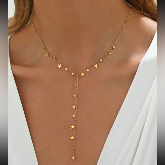 Star drop necklace #1384 - Picture 1 of 4